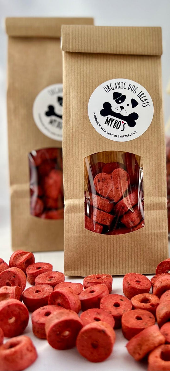 My Bo's Leckerlies Deep Red - vegetar., antiallergen, Swissmade, 100% Bio