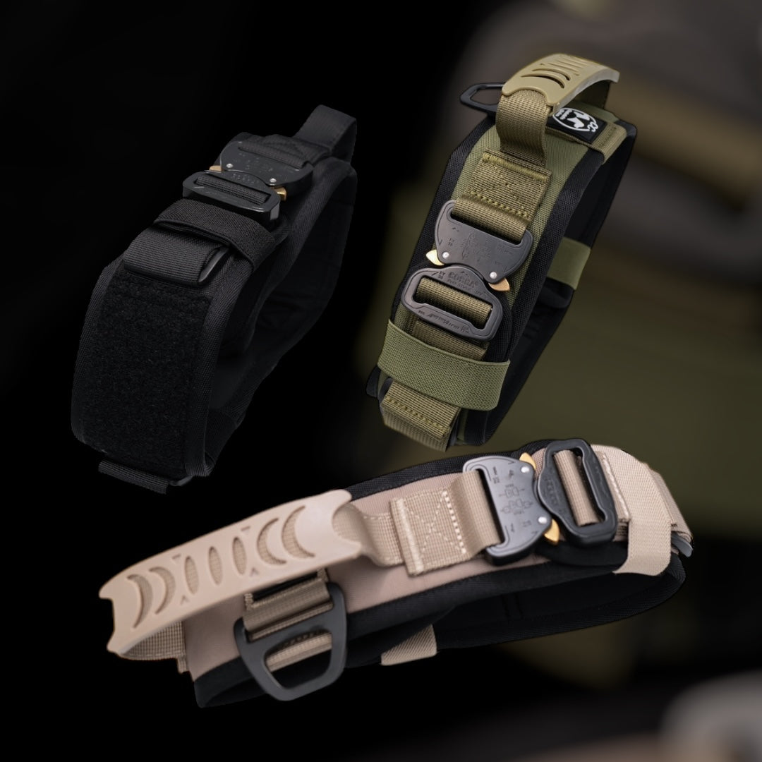Cobra Heavy Duty V2 - 7 cm breit mit 2 Cobra-Schnallen (41 cm-60 cm) - army-grün/schwarz