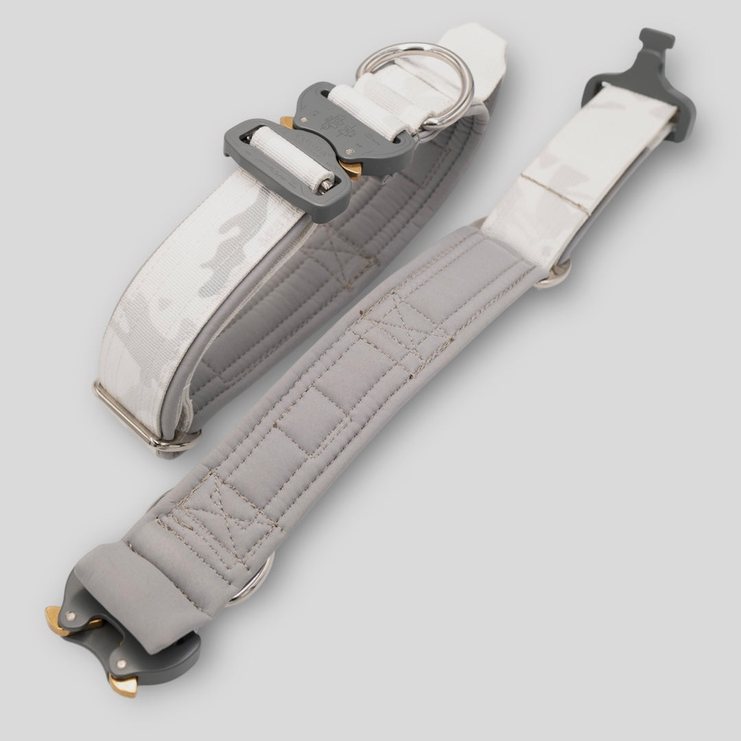 Limited Edition Alpine 4 cm breit (36 cm-59 cm) - alpine camouflage (Schnalle grau)