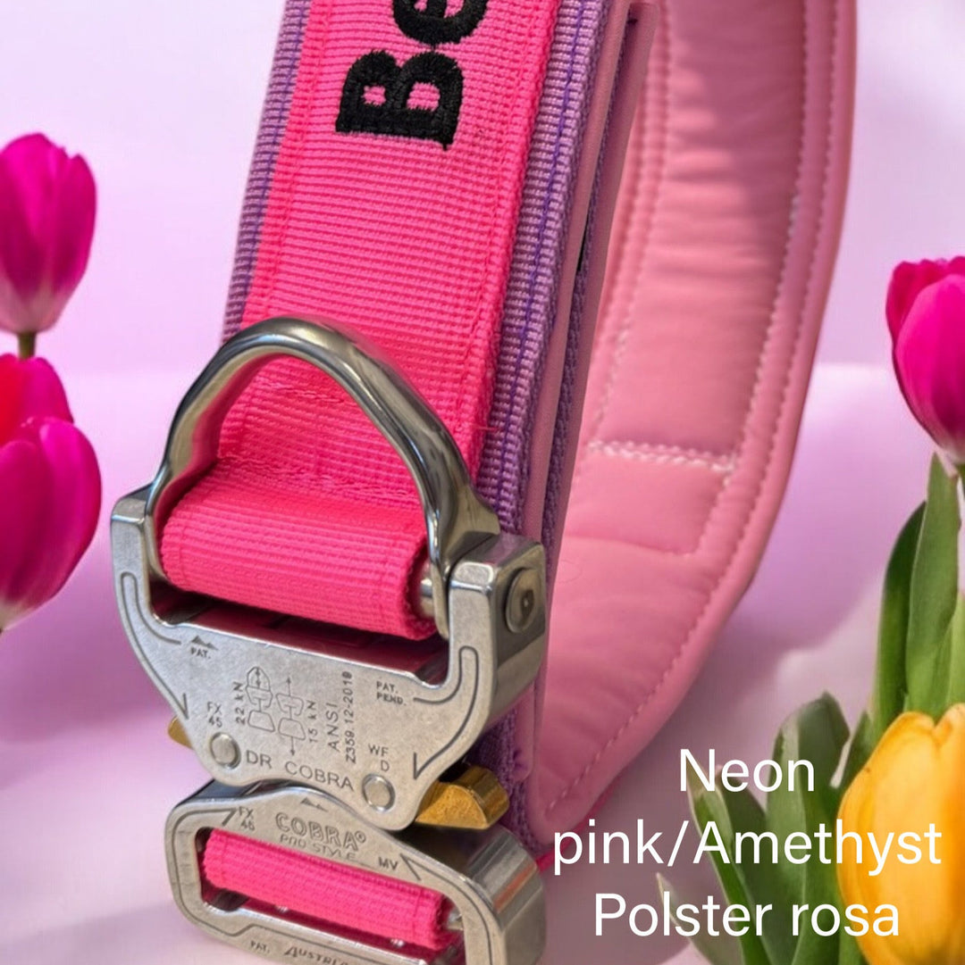Luxus Heavy Duty Halsband 5 cm /7 cm/ 10 cm für grosse Hunde (zusätzliche Polster-Unterlage)