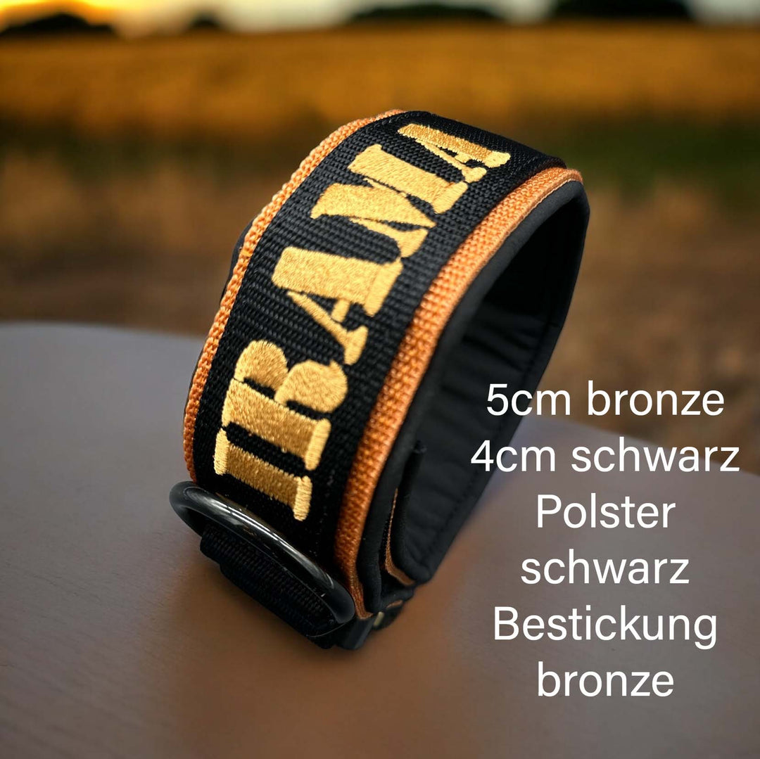 Luxus Heavy Duty Halsband 5 cm /7 cm/ 10 cm für grosse Hunde (zusätzliche Polster-Unterlage)