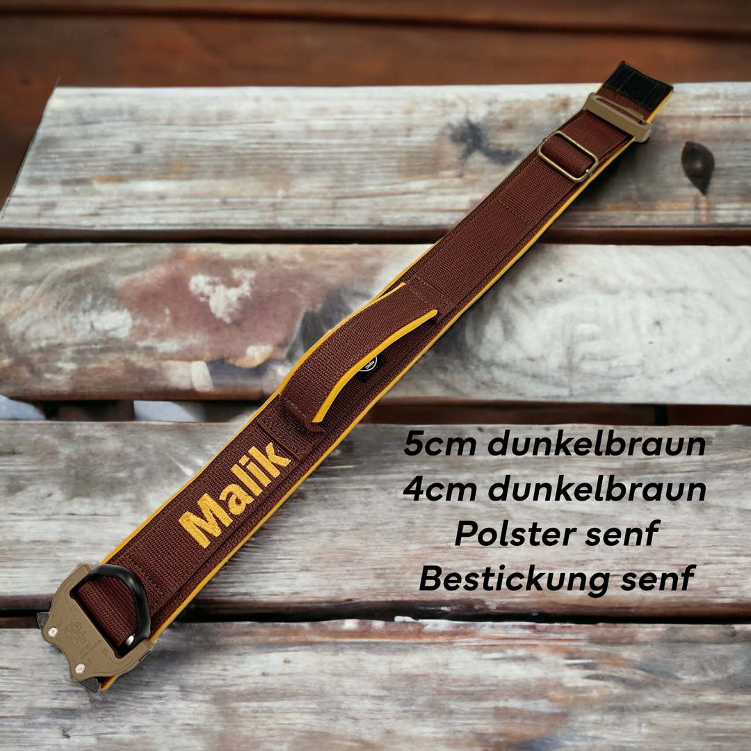 Luxus Heavy Duty Halsband 5 cm /7 cm/ 10 cm für grosse Hunde (zusätzliche Polster-Unterlage)