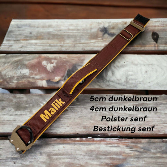 Luxus Heavy Duty Halsband 5 cm /7 cm/ 10 cm für grosse Hunde (zusätzliche Polster-Unterlage)
