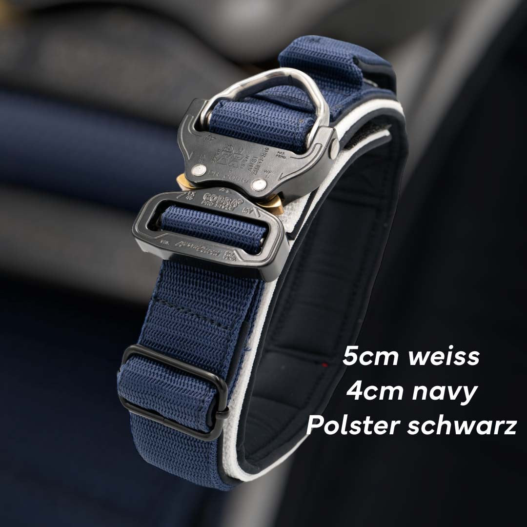 Luxus Heavy Duty Halsband 5 cm /7 cm/ 10 cm für grosse Hunde (zusätzliche Polster-Unterlage)