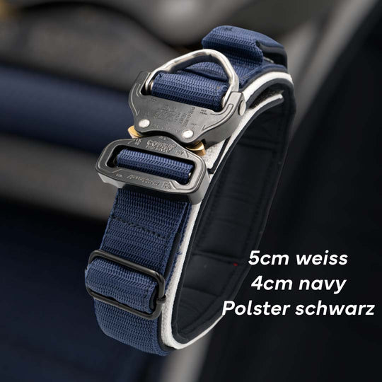Luxus Heavy Duty Halsband 5 cm /7 cm/ 10 cm für grosse Hunde (zusätzliche Polster-Unterlage)