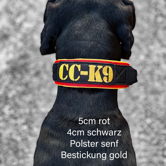 Luxus Heavy Duty Halsband 5 cm /7 cm/ 10 cm für grosse Hunde (zusätzliche Polster-Unterlage)