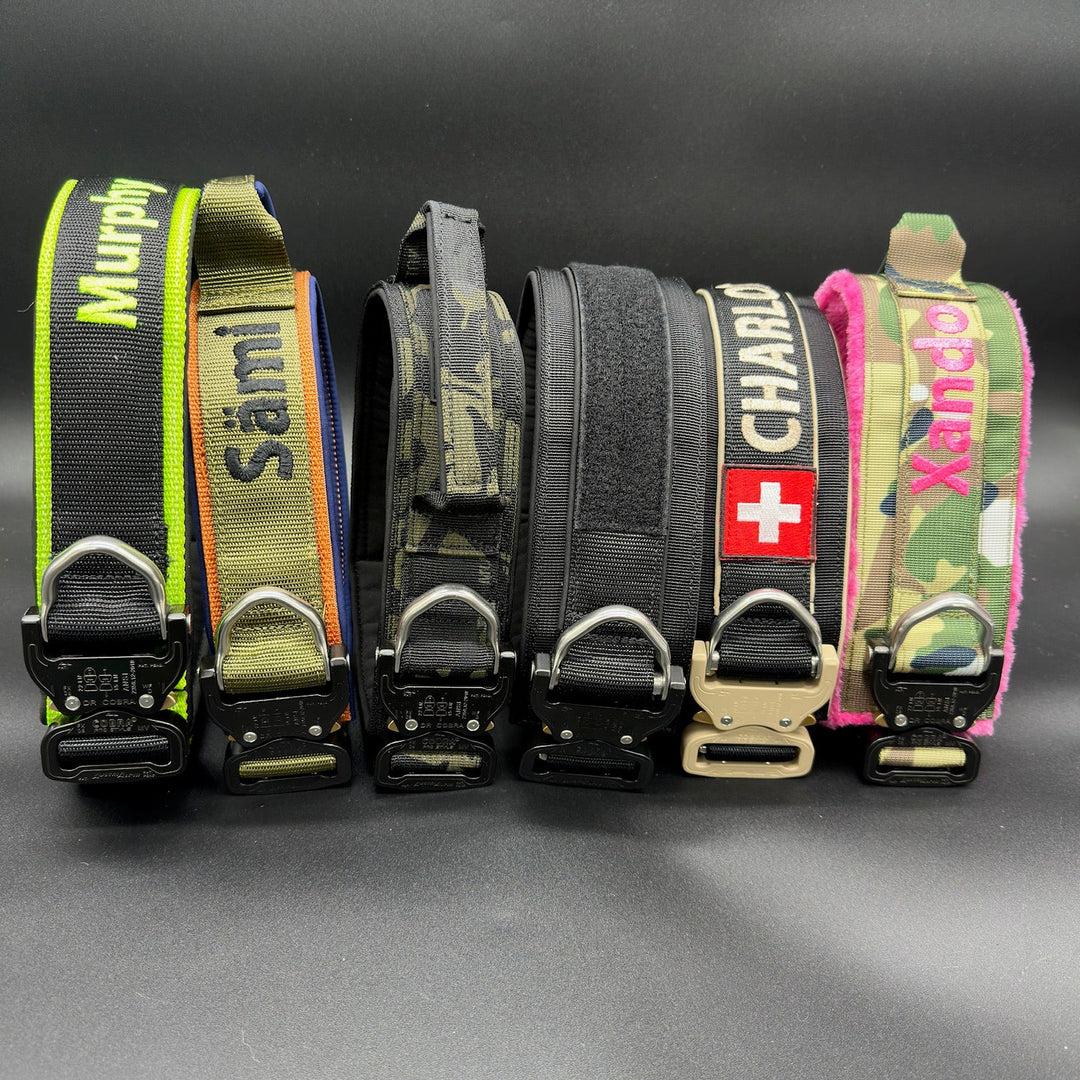 Luxus Heavy Duty Halsband 5 cm /7 cm/ 10 cm für grosse Hunde (zusätzliche Polster-Unterlage)