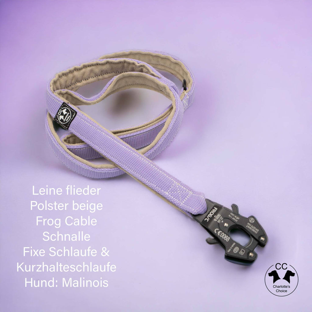 2.5 cm Leine personalisiert mit Standard-Karabiner, Frog Cable oder Frog 360