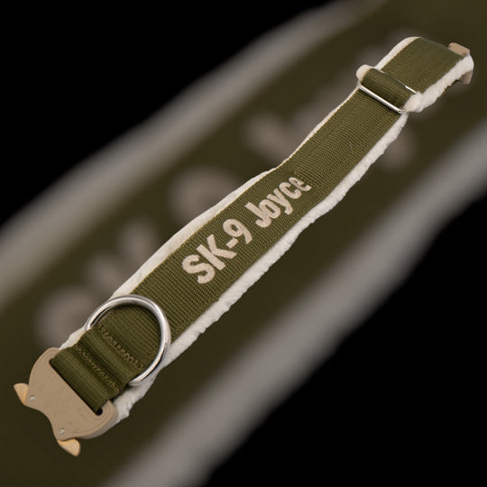 Winter Line Your Choice Halsband 2.5 cm/4 cm/5 cm breit personalisiert mit Plüschpolsterung