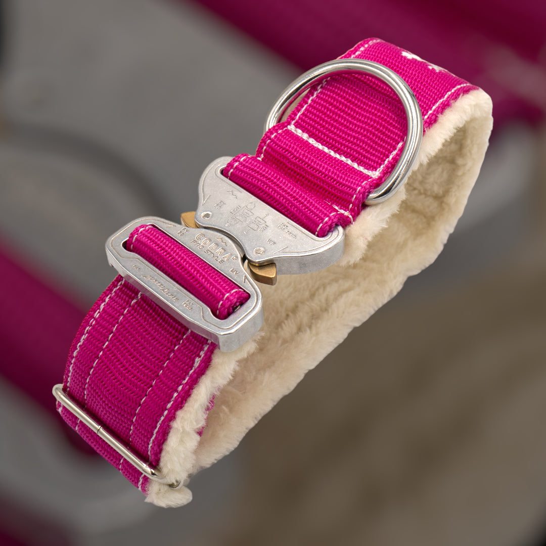 Winter Line Your Choice Halsband 2.5 cm/4 cm/5 cm breit personalisiert mit Plüschpolsterung