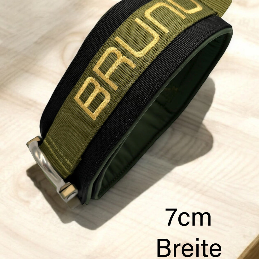 Luxus Heavy Duty Halsband 5 cm /7 cm/ 10 cm für grosse Hunde (zusätzliche Polster-Unterlage)