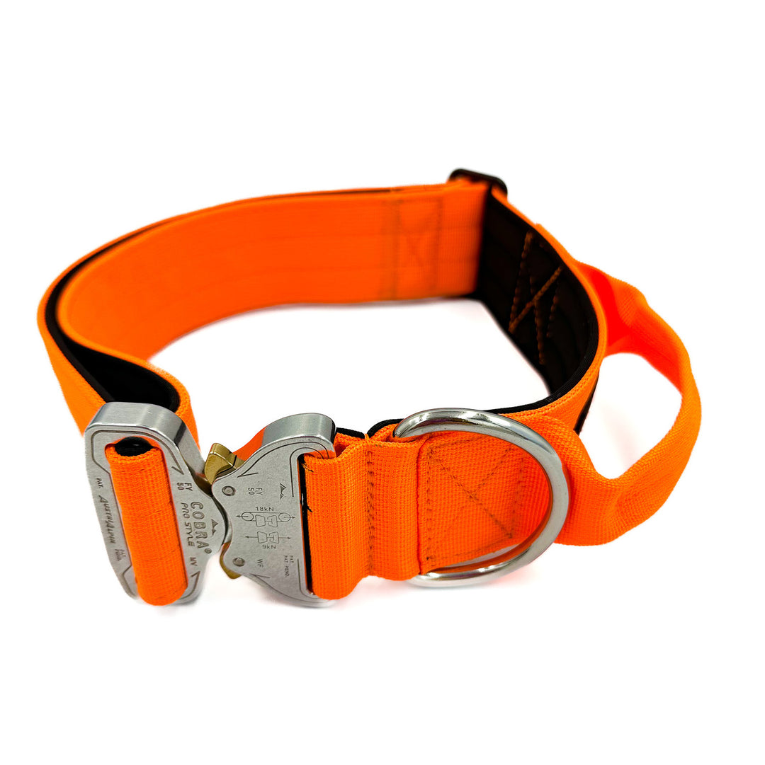 On Duty Cobra Haltegriff Halsband 5 cm für grosse Hunde (41 cm-78 cm)
