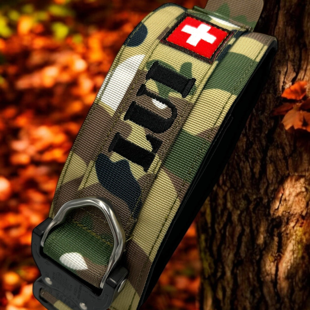 Luxus Heavy Duty Halsband 5 cm /7 cm/ 10 cm für grosse Hunde (zusätzliche Polster-Unterlage)