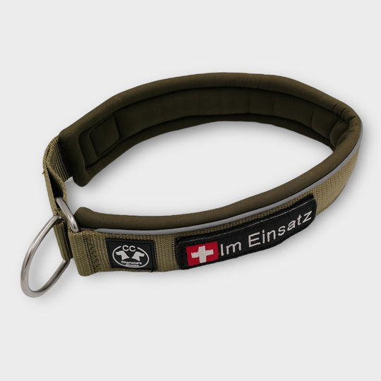 Comfo-Zugstopp 5 cm breit (41 cm-74 cm) personalisierbar - army-grün