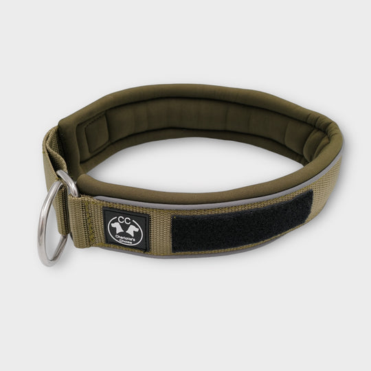 Comfo-Zugstopp 5 cm breit (41 cm-74 cm) personalisierbar - army-grün