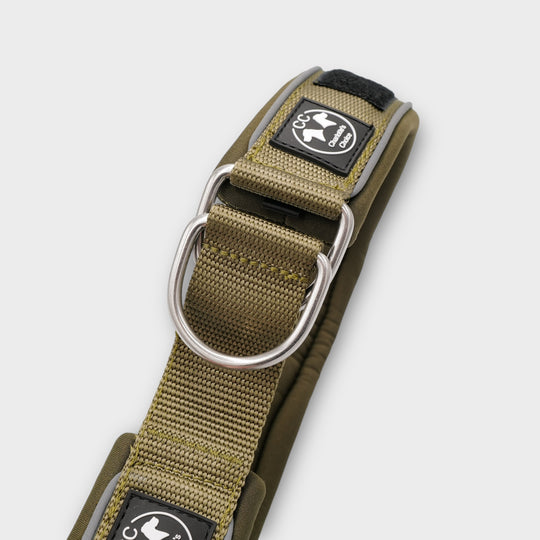 Comfo-Zugstopp 5 cm breit (41 cm-74 cm) personalisierbar - army-grün