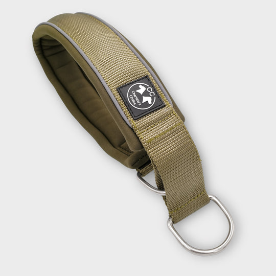 Comfo-Zugstopp 5 cm breit (41 cm-74 cm) personalisierbar - army-grün