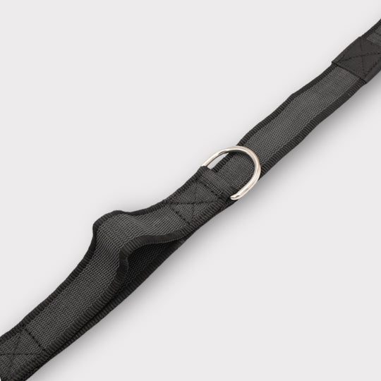 3.8 cm Breite gummierte Leine 2.2 m lang, mit Frog 360 oder Edelstahlkarabiner, verstellbar.
