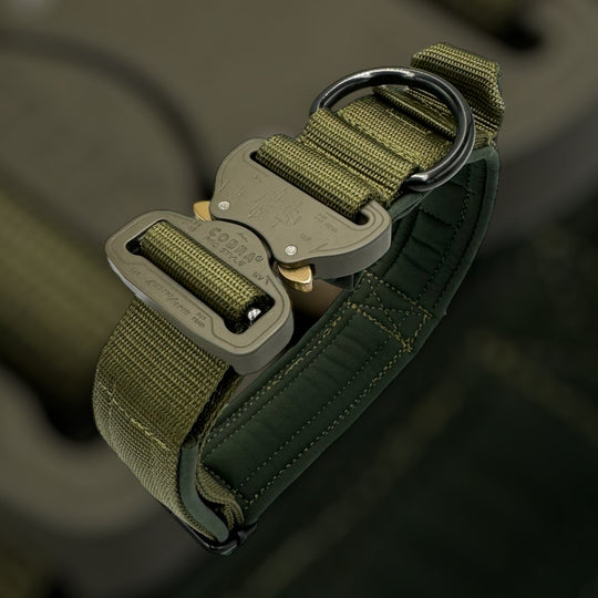 All Army On Duty 4 & 5 cm breit (34 cm-78 cm) - army-grün (Schnalle army grün)