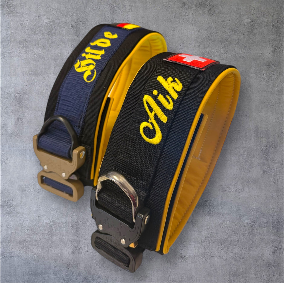 Luxus Heavy Duty Halsband 5 cm /7 cm/ 10 cm für grosse Hunde (zusätzliche Polster-Unterlage)