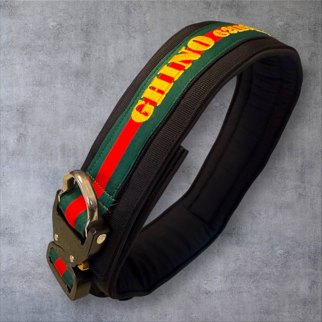 Luxus Heavy Duty Halsband 5 cm /7 cm/ 10 cm für grosse Hunde (zusätzliche Polster-Unterlage)