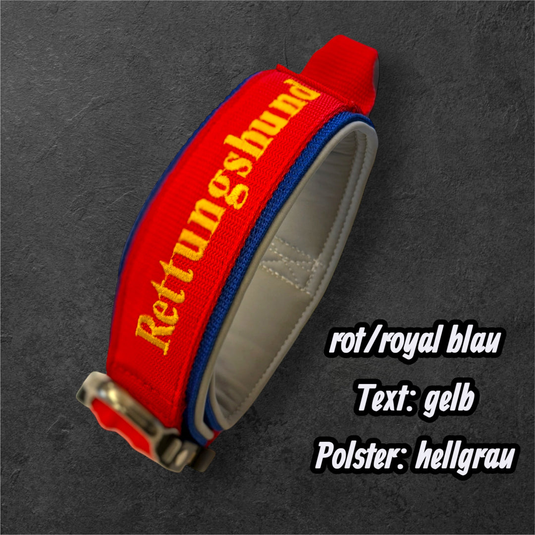 Luxus Heavy Duty Halsband 5 cm /7 cm/ 10 cm für grosse Hunde (zusätzliche Polster-Unterlage)