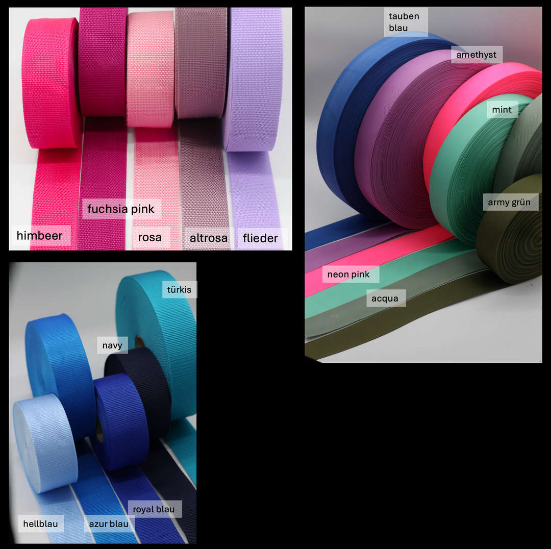 Winter Line Your Choice Halsband 2.5 cm/4 cm/5 cm breit personalisiert mit Plüschpolsterung