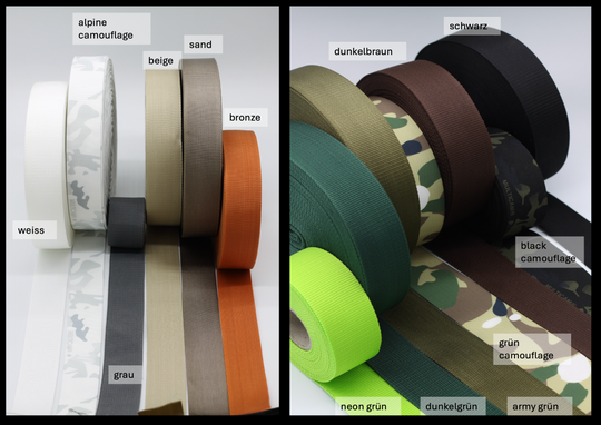 4 cm breite Leinen mit Frog 360 personalisiert