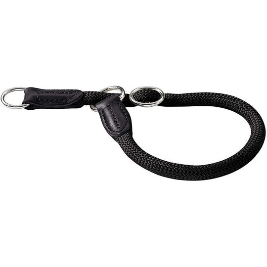 Zugstopp Halsband Economy rund (40 cm-57 cm) - schwarz