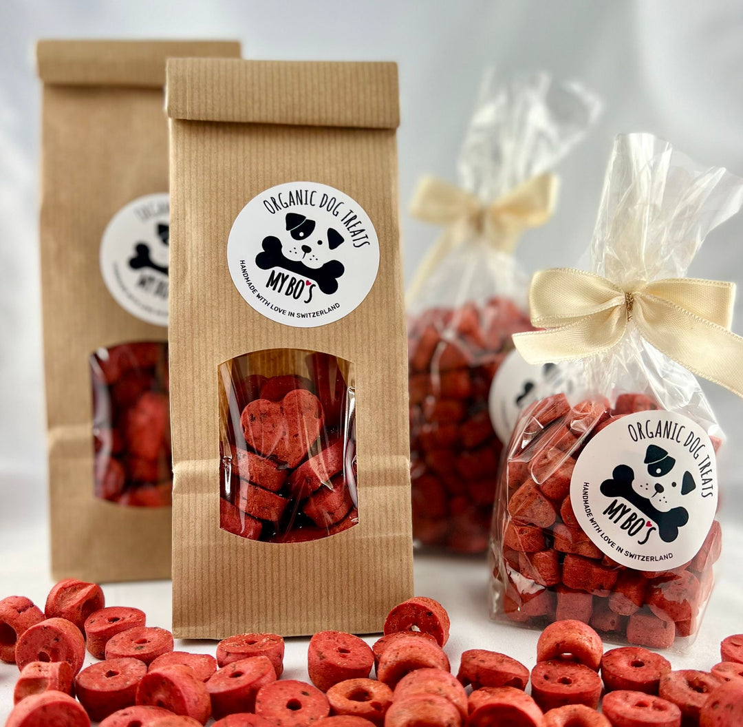 My Bo's Leckerlies Deep Red - vegetar., antiallergen, Swissmade, 100% Bio
