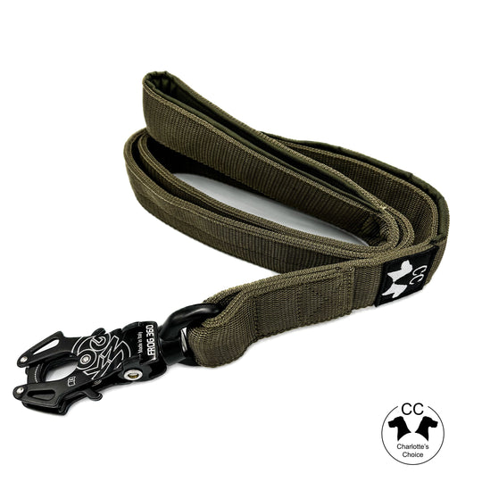 On Duty Leine 3.8 cm breit Kong Frog 360 für sehr starke Hunde (100 kg+)