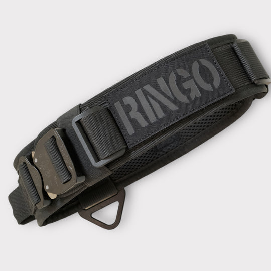 halsband schwarz all black für grosse Hunde