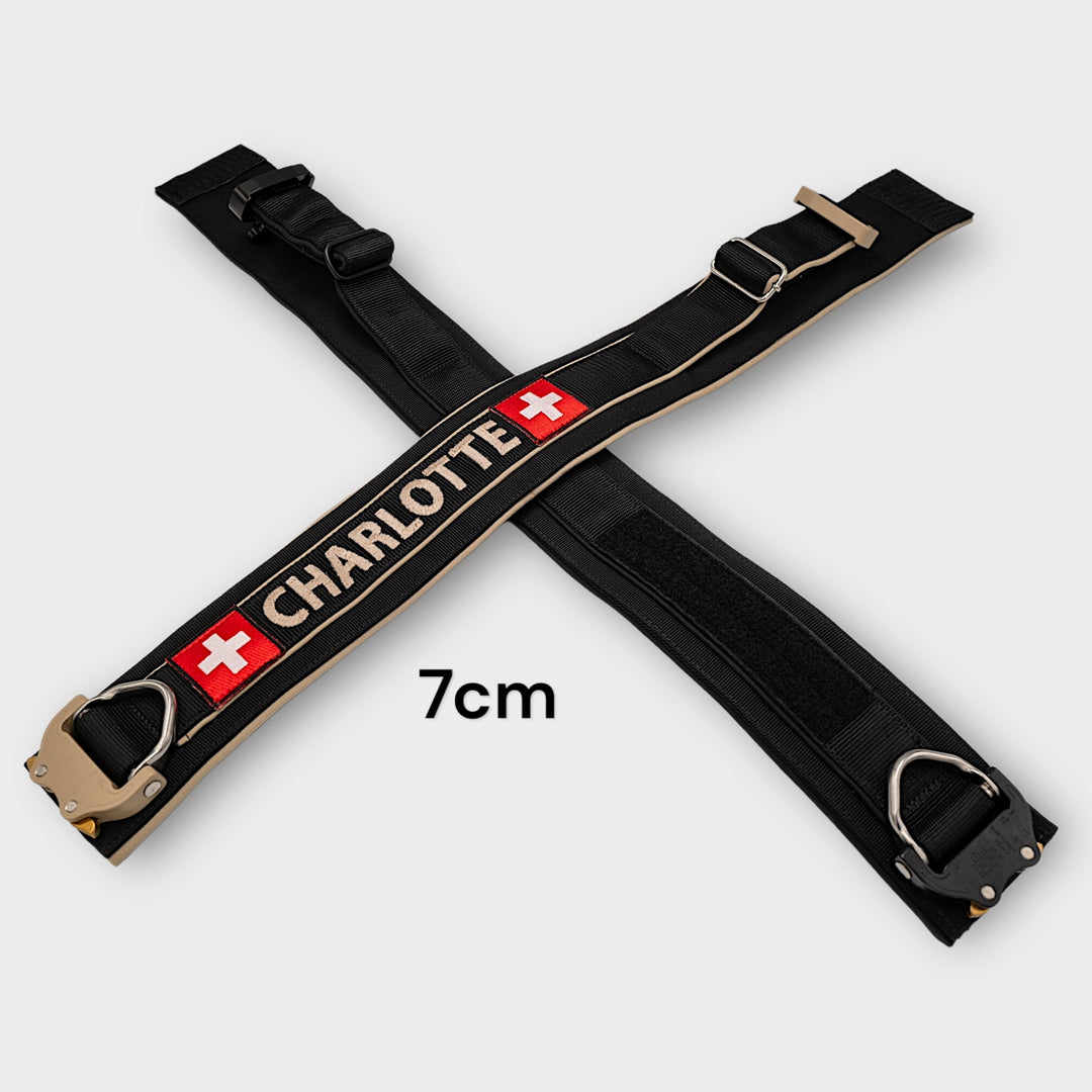 Luxus Heavy Duty Halsband 5 cm /7 cm/ 10 cm für grosse Hunde (zusätzliche Polster-Unterlage)