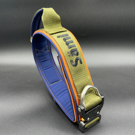 Luxus Heavy Duty Halsband 5 cm /7 cm/ 10 cm für grosse Hunde (zusätzliche Polster-Unterlage)