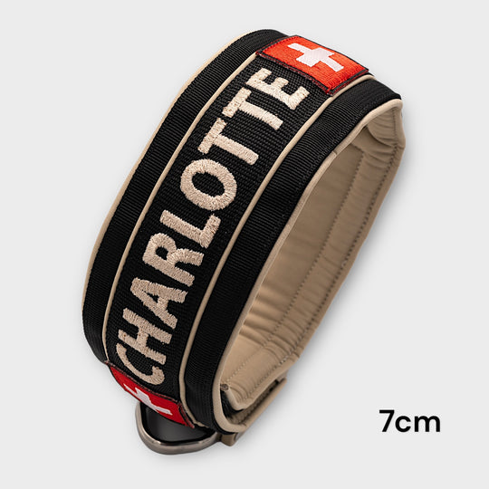 Luxus Heavy Duty Halsband 5 cm /7 cm/ 10 cm für grosse Hunde (zusätzliche Polster-Unterlage)
