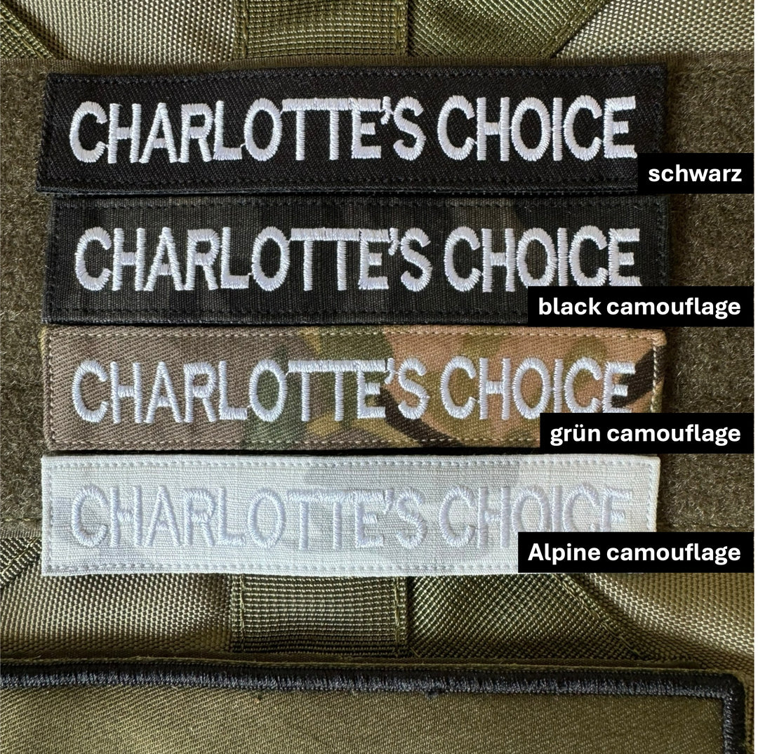 Tac Team Cobra Halfter mit Namenpatches - camouflage