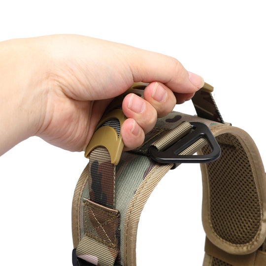 Heavy Duty 7 cm breit mit 2 taktischen Schnallen (41 cm-65 cm) mit Griff
