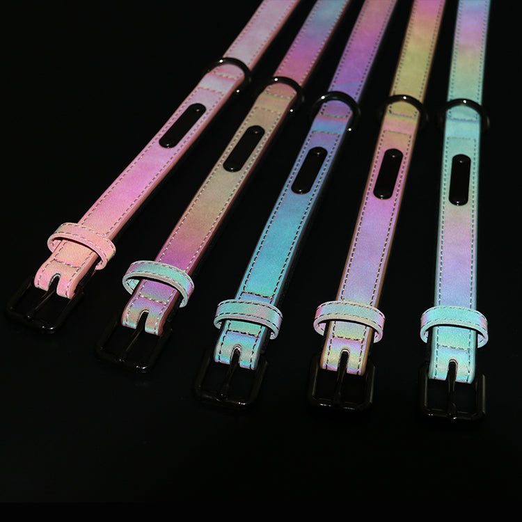 SpaceTec-Reflektorhalsband von Charlotte's Choice (24 cm-62 cm) - beige