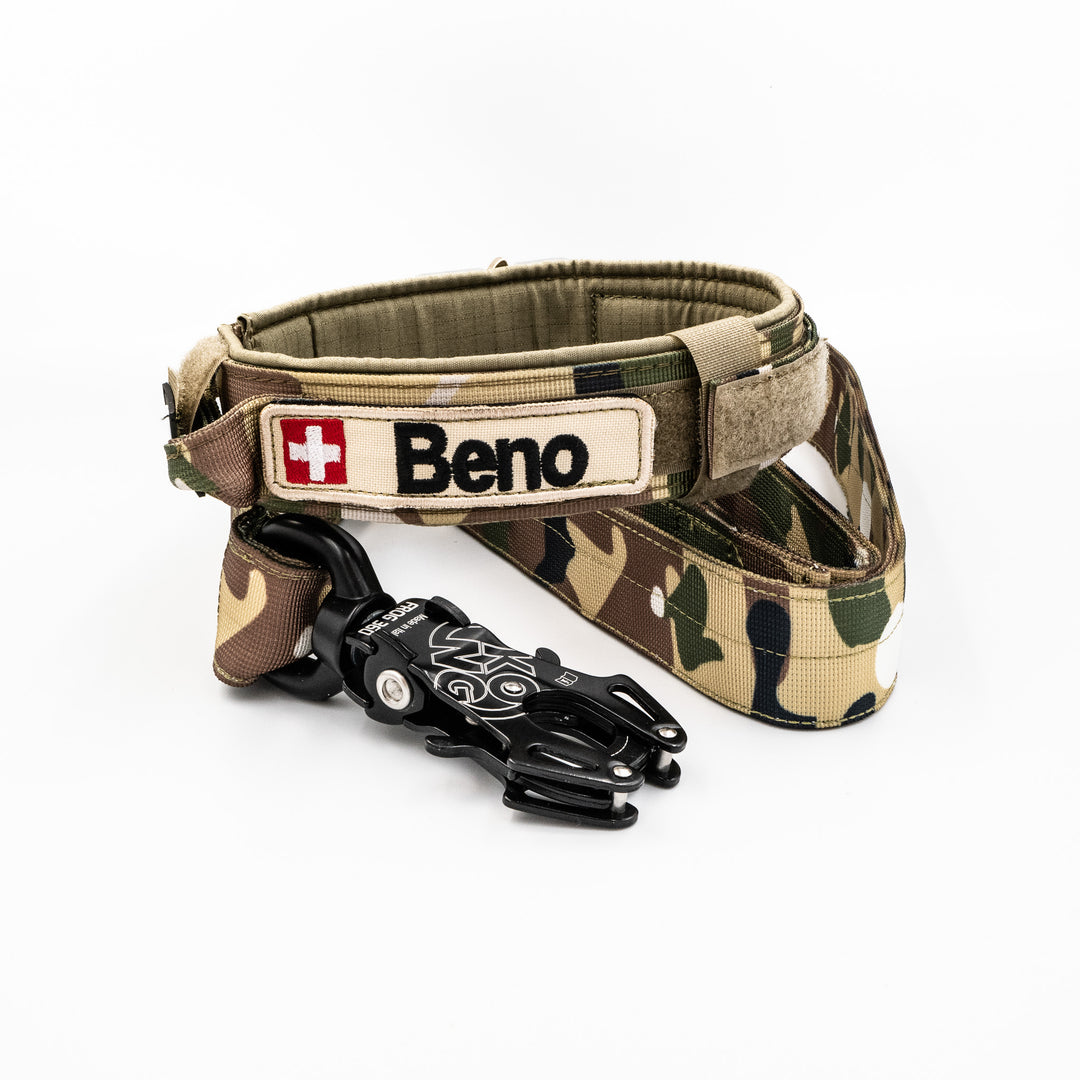 Personalisierte Leine breit gepolstert