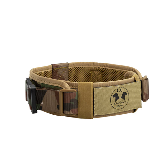 camouflage halsband breit für grosse Hunde Dogge oder Rottweiler.