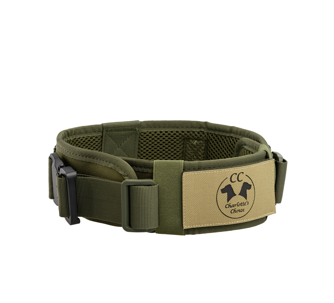 Hundehalsband in army grün für sehr grosse Hunde