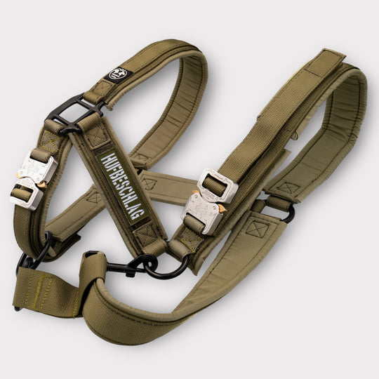 Tac Team Cobra Halfter mit Namenpatches - army-grün