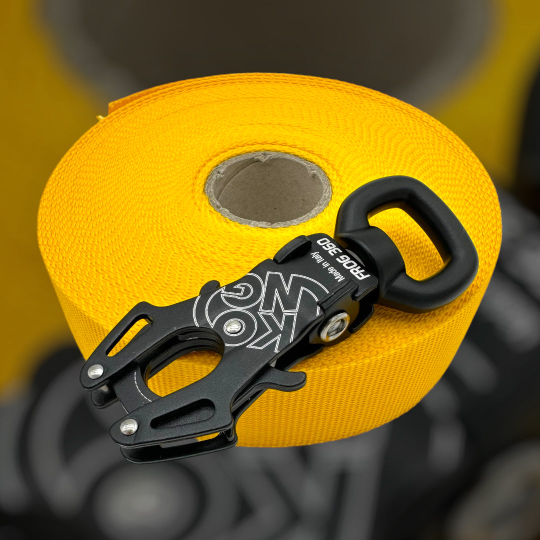 4 cm breite Leinen mit Frog 360 personalisiert