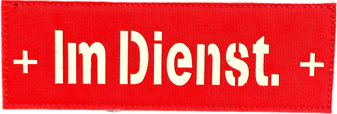 Grosse Namenpatches für Geschirre lasergeschnitten - (IR, Scheinwerferlicht reflektierend oder selbstleuchtend)