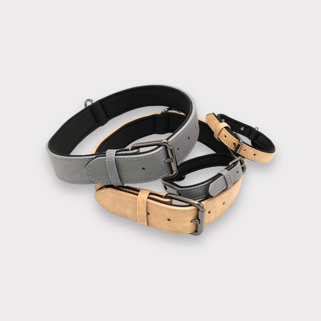 SpaceTec-Reflektorhalsband von Charlotte's Choice (24 cm-62 cm) - beige