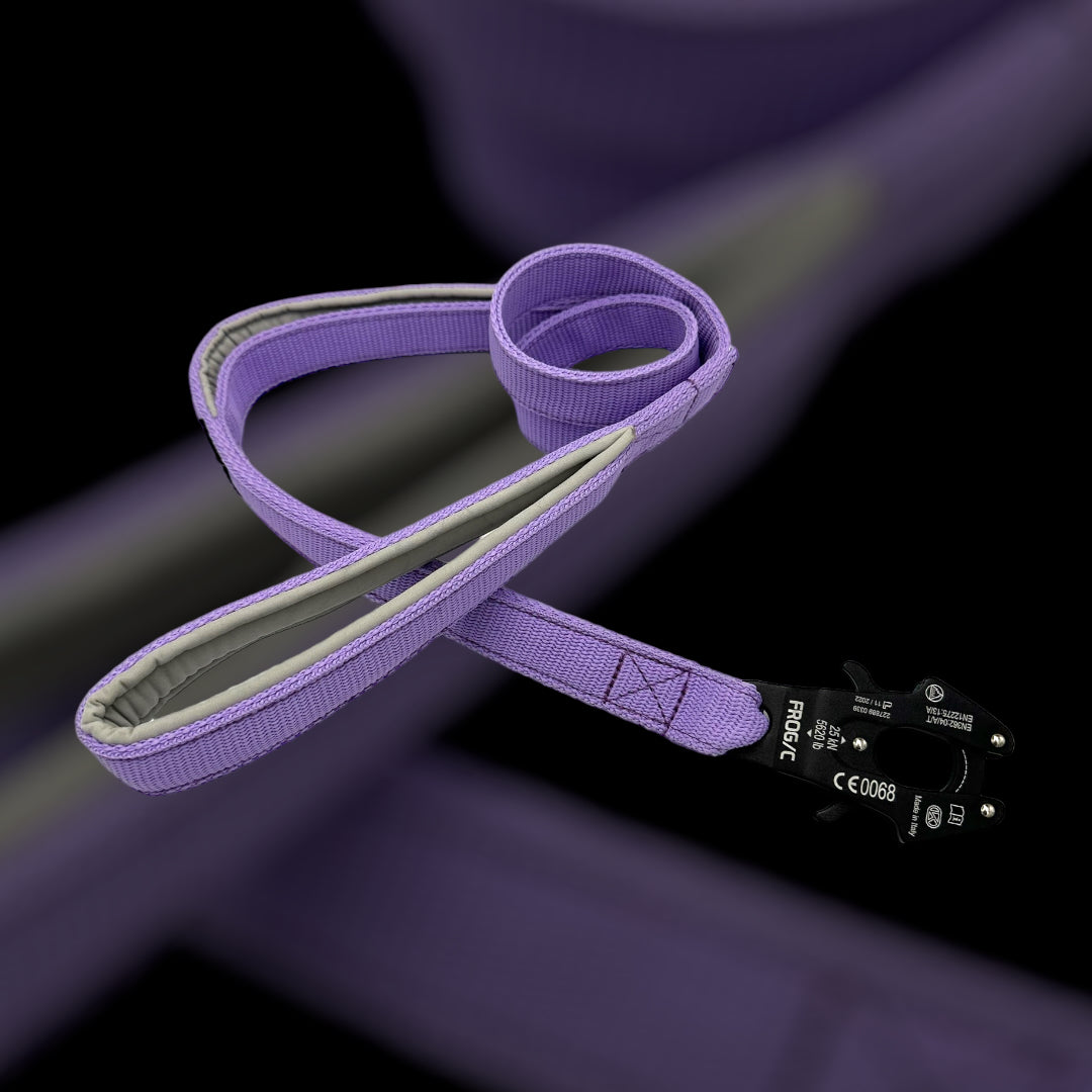 2.5 cm Leine personalisiert mit Standard-Karabiner, Frog Cable oder Frog 360