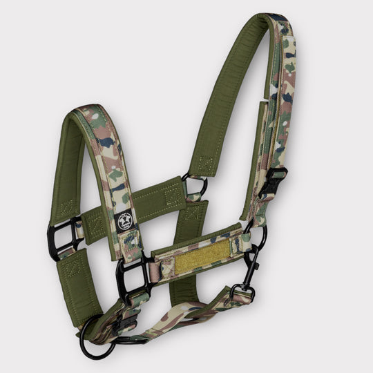 Tac Team Halfter mit Namenpatches - camouflage