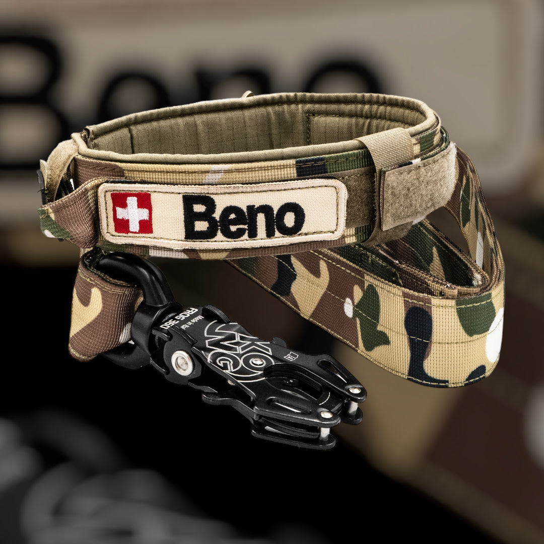 4 cm breite Leinen mit Frog 360 personalisiert