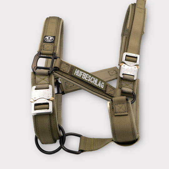 Tac Team Cobra Halfter mit Namenpatches - army-grün
