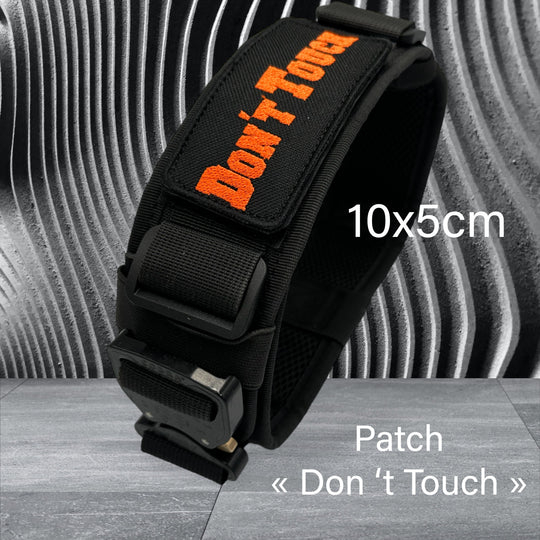 Don't Touch-Stoffpatch 10x5cm